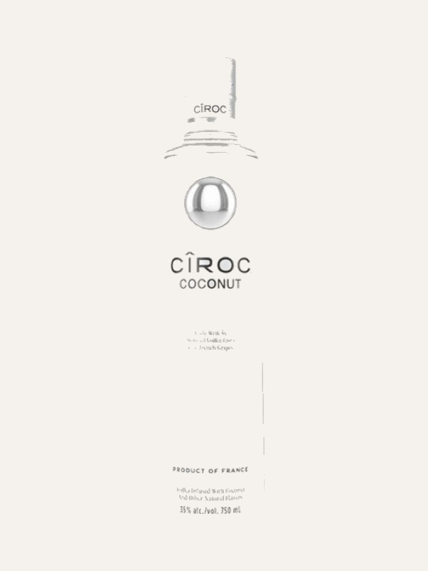 Ciroc Vodka, Coconut, 750ml